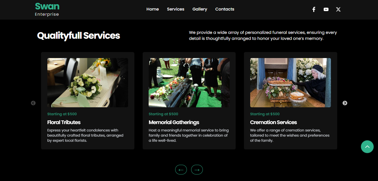 Swan Enterprise (Dark Theme)